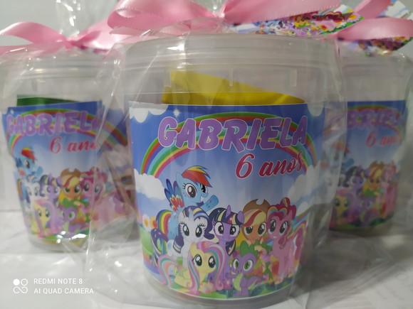 20 Balde com Blocos My Little Pony