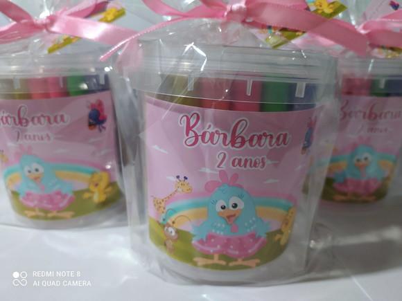 20 Kit Massinha Galinha Pintadinha Candy