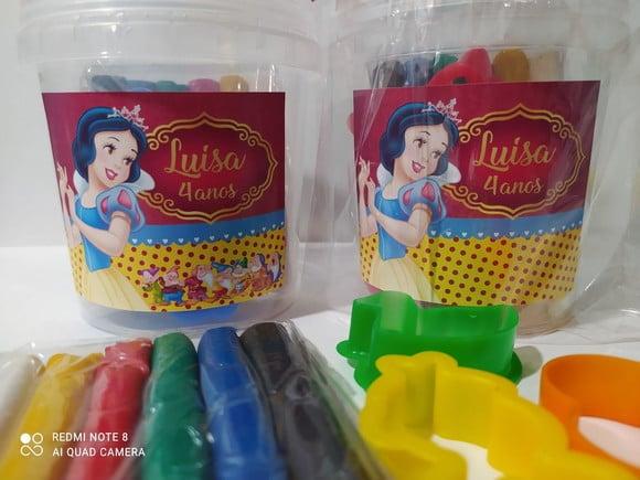 20 Kit Massinha Branca de Neve