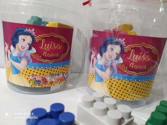 20 Blocos de Montar Branca de Neve