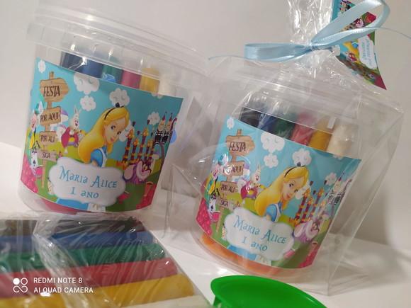 20 Kit Massinha Alice no País das Maravilhas