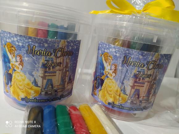 20 Kit Massinha a Bela e a Fera