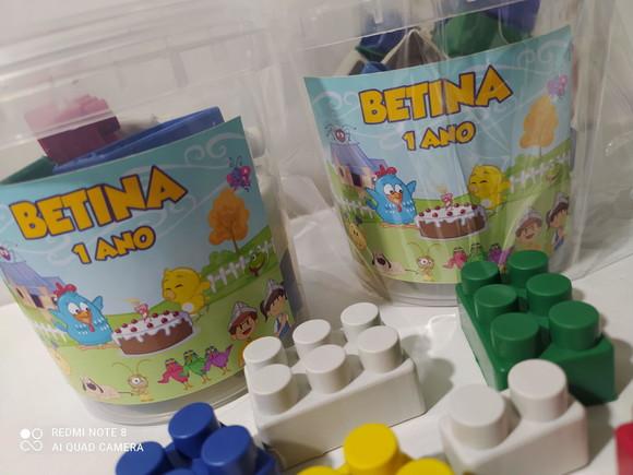 20 Blocos de Montar Galinha Pintadinha
