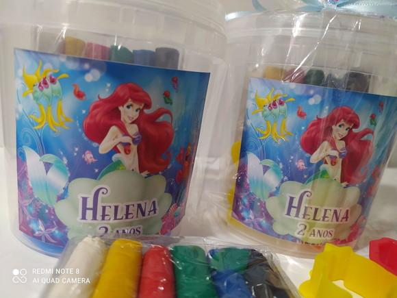 20 Kit Massinha Pequena Sereia