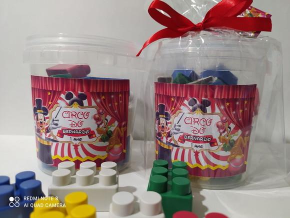 20 Kit Circo do Mickey Blocos de Montar