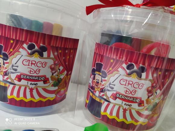 20 Kit Massinha Circo do Mickey