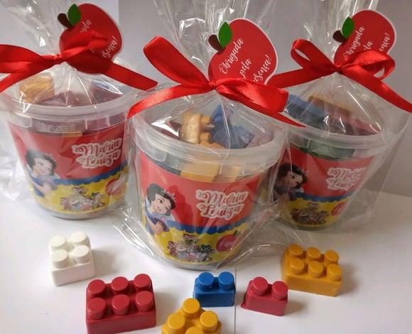 30 Blocos de Montar Branca de Neve