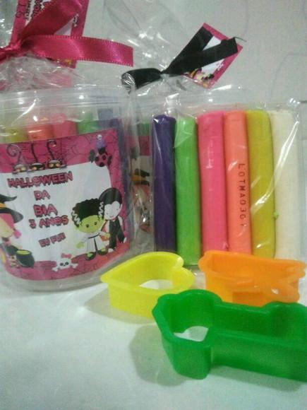 20 Kit Massinha Halloween