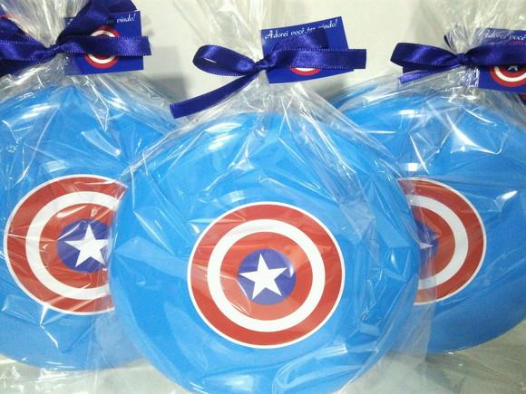 Capitao América Frisbee Personalizado