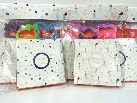 Sereia Kit massinha com 2 cortadores