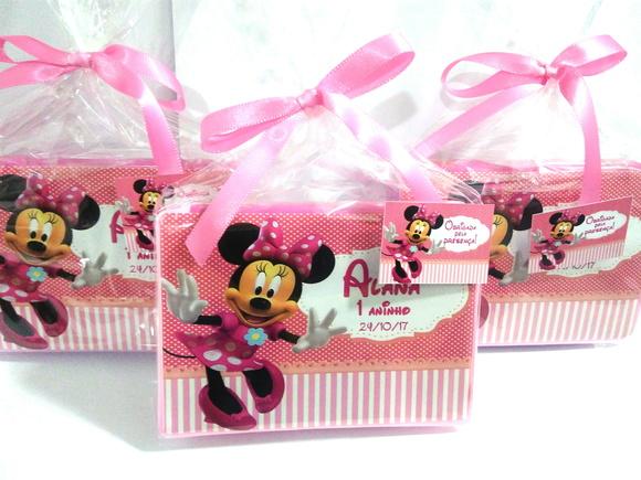mini estojo Minnie rosa