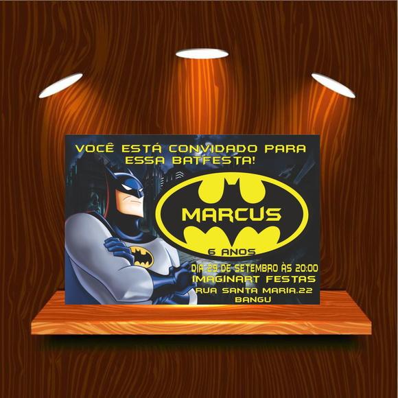 convite digital batman
