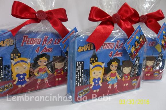 mini estojo super heroínas