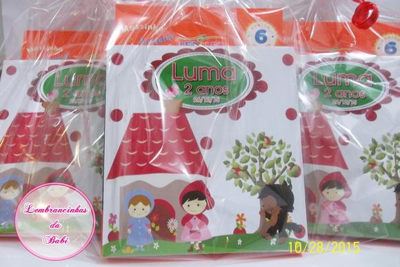 massinha chapéuzinho vermelho