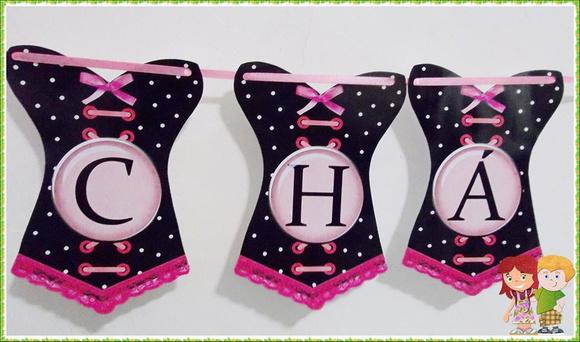 enfeite chá de lingerie unidade