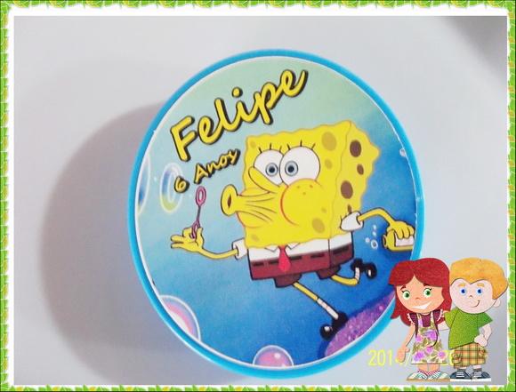 latinha personalizada bob esponja