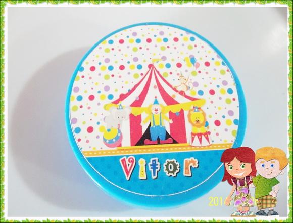 latinha personalizada circo