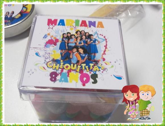caixinha acrilica chiquititas