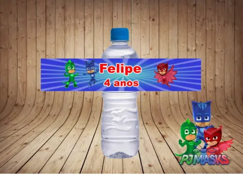 30 Adesivos para Garrafa de Água