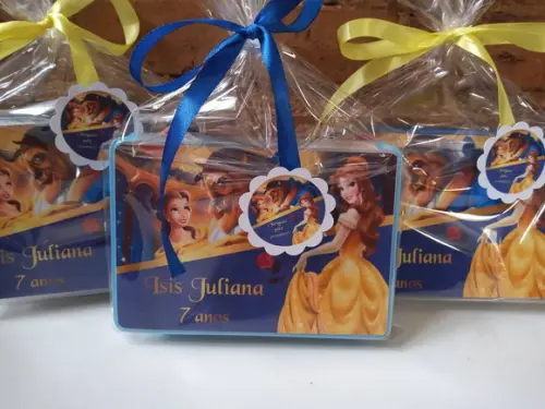 10 Estojos de Pintura a Bela e a Fera