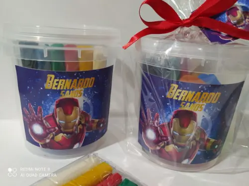 20 Kit Massinha Homem de Ferro