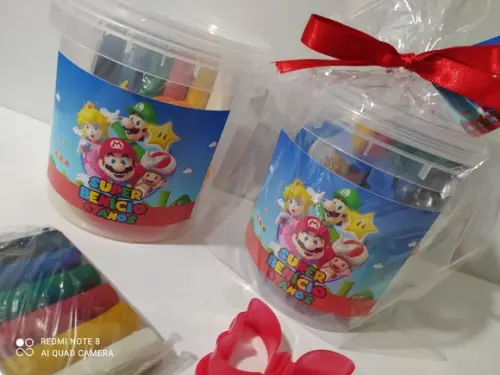 20 Kit Massinha Mario Bros