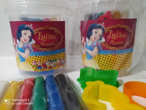 20 Kit Massinha Branca de Neve