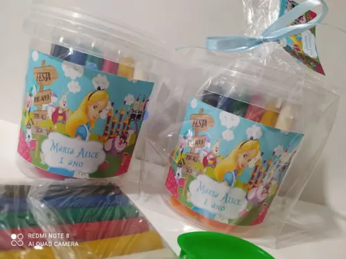 20 Kit Massinha Alice no País das Maravilhas