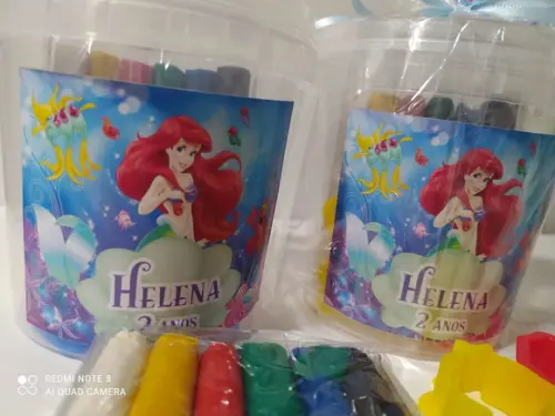 20 Kit Massinha Pequena Sereia