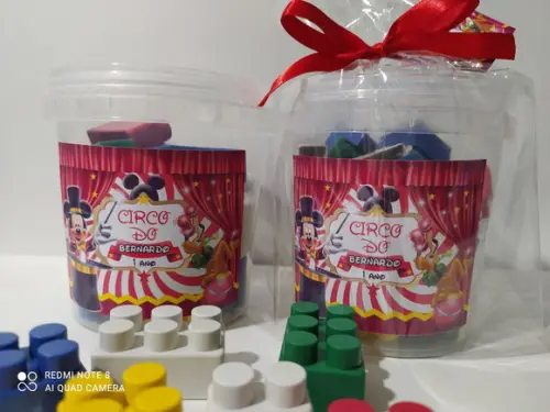 20 Kit Circo do Mickey Blocos de Montar