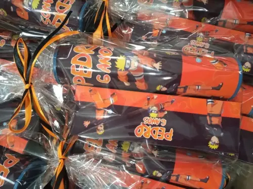 10 Kit Pega Vareta + Dominó Naruto