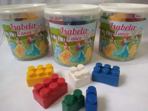 20 Kit Princesas Blocos de Montar