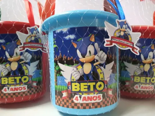 20 Baldes de Praia Sonic Vai Desmontado
