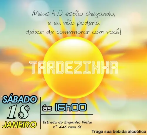 convite digital tardezinha