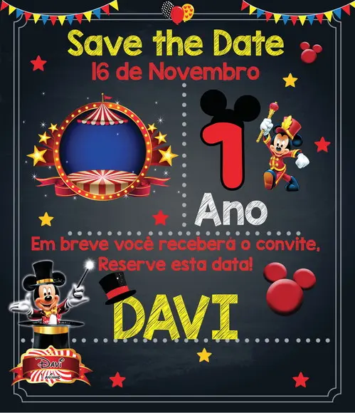 save the date mickey mágico