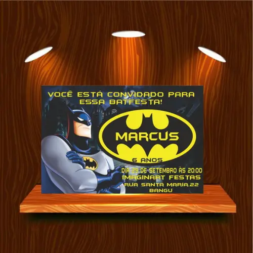 convite digital batman
