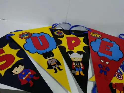 Varal super heróis