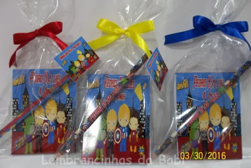 bloquinho de anotações os vingadores
