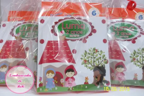 massinha chapéuzinho vermelho