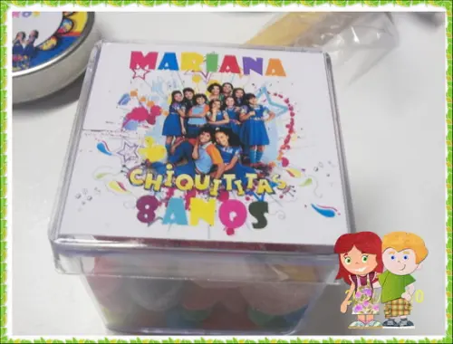 caixinha acrilica chiquititas