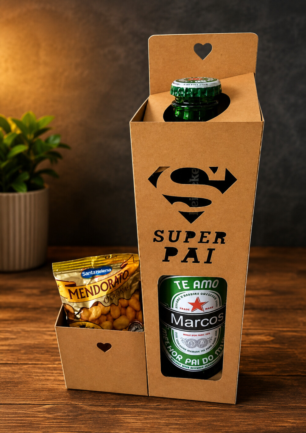 ARQUIVO DE CORTE SILHOUETTE CAIXA PARA CERVEJA E AMENDOIM DIA DOS