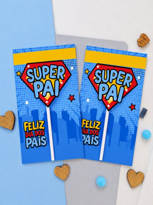 ARQUIVO DE CORTE-CARD PIRULITO SUPER PAI