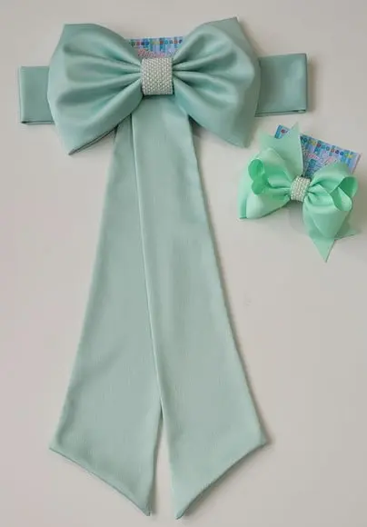 Cinto para Vestido Daminha Verde Menta