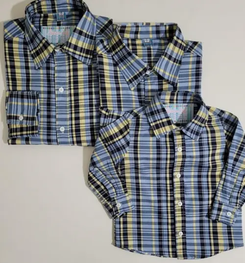 Camisa Xadrez Tal Pai Tal Mãe Tal Filho