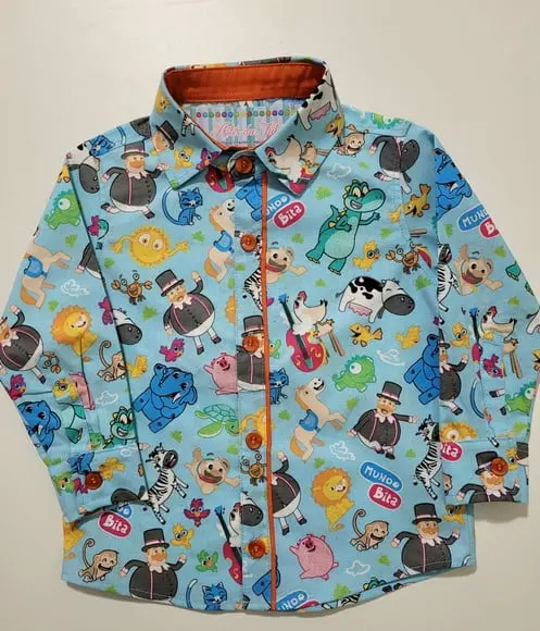 Camisa Infantil mundo bita