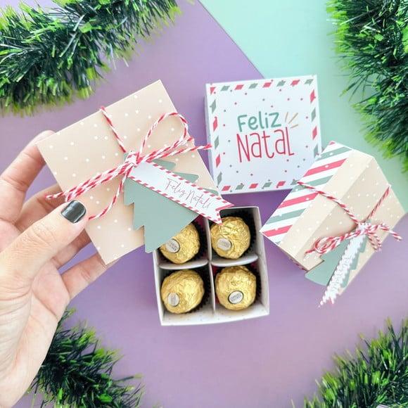 Caixa de Natal para Doces