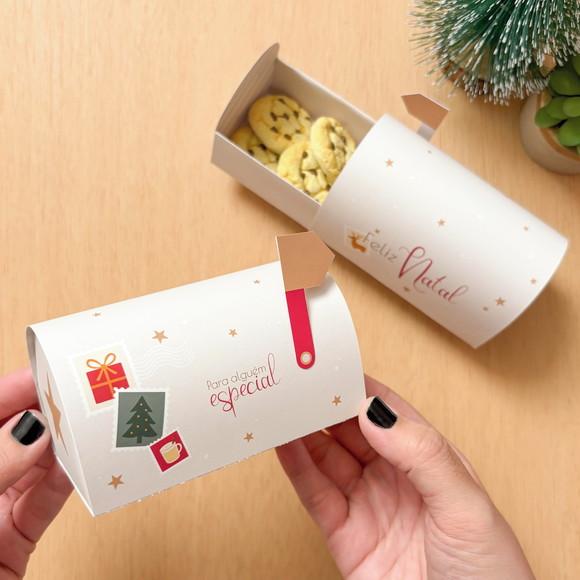 Lembrancinha de Natal Caixinha para Doces Correio