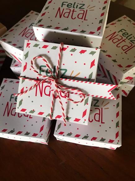 Caixa de Natal para Doces