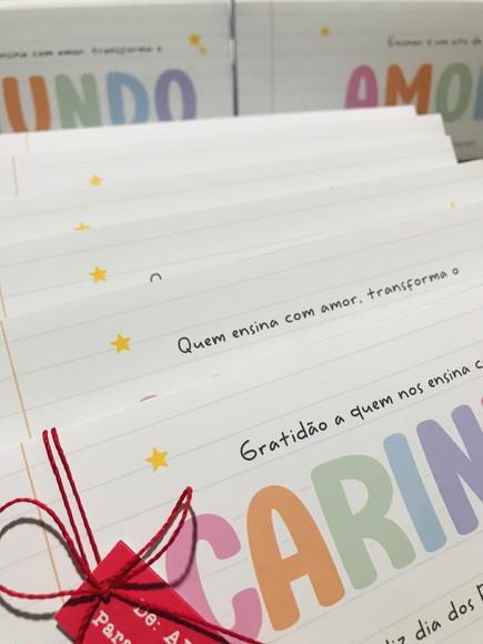 Caixa para Barra de Chocolate Dia dos Professores