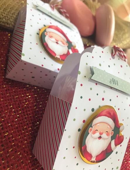 Caixa Porta Sabonete Lembrancinha de Natal